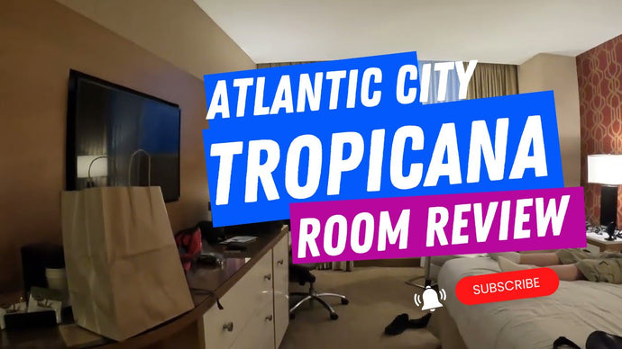 Tropicana Atlantic City Comp Room Review King Room On The Boardwalk #atlanticcity #casinoslots #slots