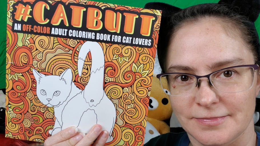 Review of the Cat Butts Adult Coloring Book