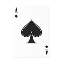 Load image into Gallery viewer, Black and White Skulls Everywhere Poker Cards
