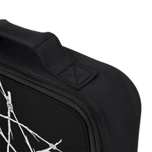 Load image into Gallery viewer, Black and White Witchy Pentagram Lunch Bag
