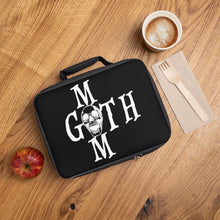 Load image into Gallery viewer, Black and White Goth Mom Lunch Bag
