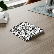 Load image into Gallery viewer, Black and White Skulls Everywhere Poker Cards
