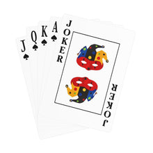 Load image into Gallery viewer, Black and White Skulls Everywhere Poker Cards
