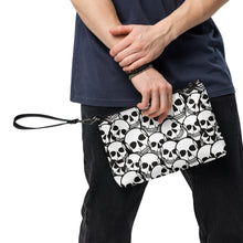 Load image into Gallery viewer, Skulls and Witchy Vibes Crossbody bag: Embrace the Dark Arts in Style!
