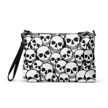 Load image into Gallery viewer, Skulls and Witchy Vibes Crossbody bag: Embrace the Dark Arts in Style!
