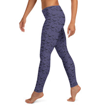 Load image into Gallery viewer, Bats Everywhere Purple Leggings
