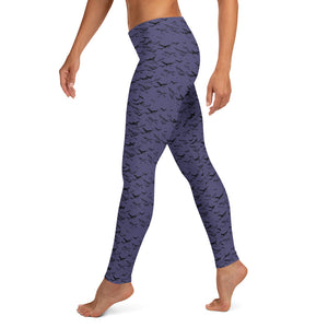Bats Everywhere Purple Leggings