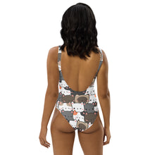 Load image into Gallery viewer, Cute Cats Closeup One-Piece Swimsuit
