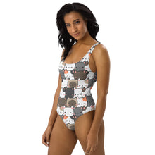 Load image into Gallery viewer, Cute Cats Closeup One-Piece Swimsuit
