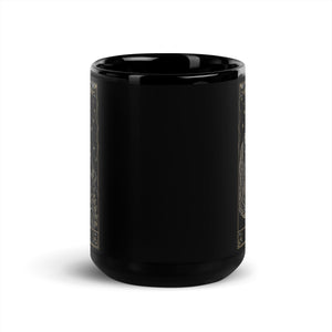 Tarot Death Card Black Glossy Coffee Mug