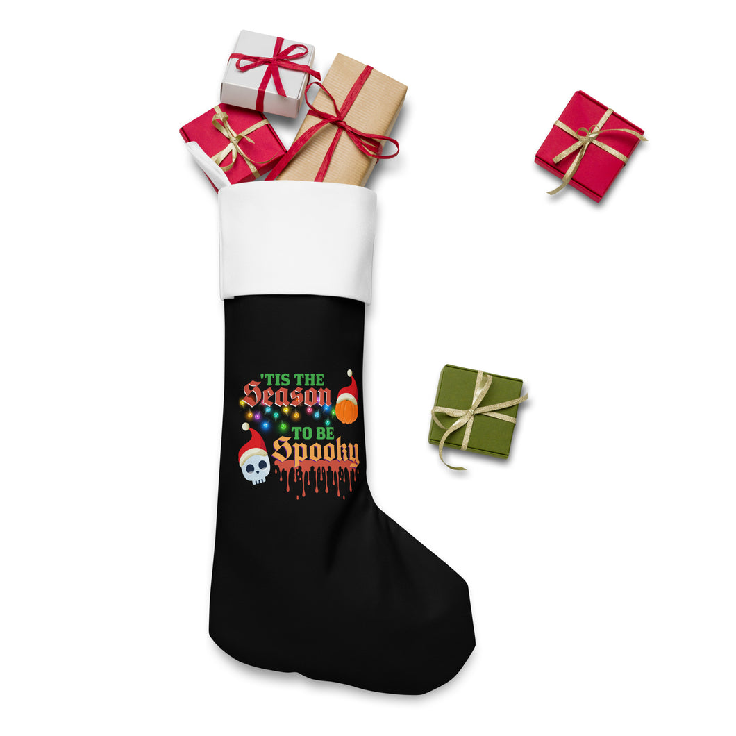 Tis The Season To Be Spooky Christmas stocking