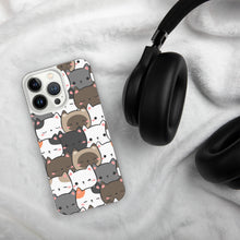 Load image into Gallery viewer, Cute Cats Closeup Clear Case for iPhone®
