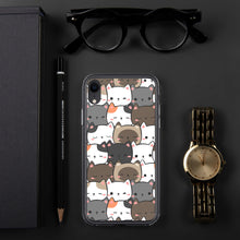 Load image into Gallery viewer, Cute Cats Closeup Clear Case for iPhone®
