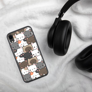 Cute Cats Closeup Clear Case for iPhone®