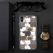 Load image into Gallery viewer, Cute Cats Closeup Clear Case for iPhone®
