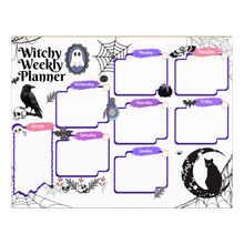 Load image into Gallery viewer, Witchy Weekly Planner Notepad
