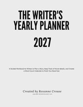 Load and play video in Gallery viewer, 2027 Novel Planner (Printable PDF Download)

