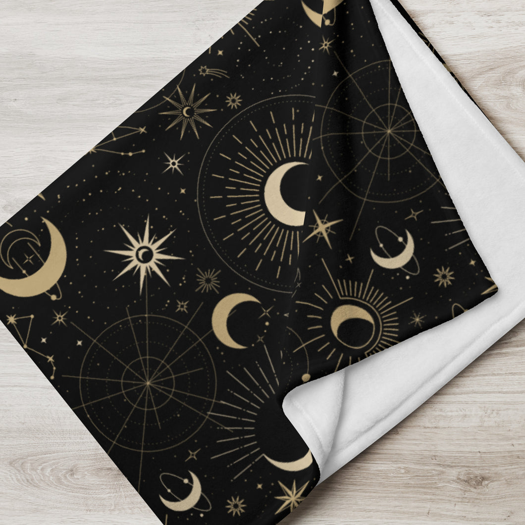 Mystic Night Throw Blanket