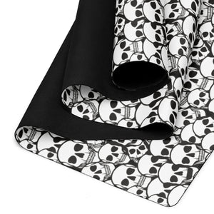 Covered in Skulls Yoga mat: Unleash Your Dark Energy on the Mat of the Macabre! 🧘‍♀️💀