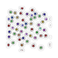 Load image into Gallery viewer, Halloween Eyeballs Everywhere Kiss-Cut Stickers
