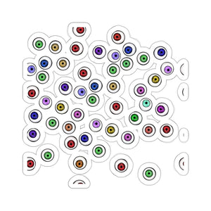 Halloween Eyeballs Everywhere Kiss-Cut Stickers
