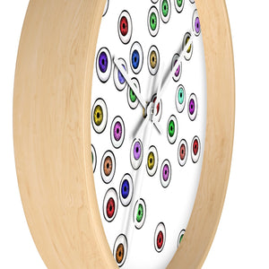 Eyeballs Everywhere Goth Home Decoration Halloween Wall clock