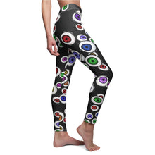 Load image into Gallery viewer, Eyeballs Everywhere Goth Fashion Women&#39;s  Halloween Leggings
