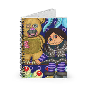Scary Toys Spiral Notebook - Ruled Line