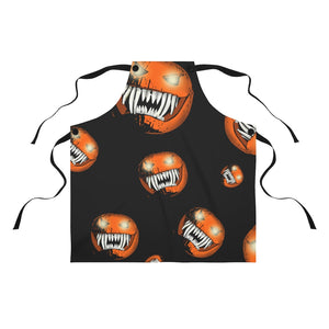Scary Creepy Halloween Pumpkin Apron For Art or Cooking