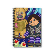 Load image into Gallery viewer, Scary Toys Spiral Notebook - Ruled Line
