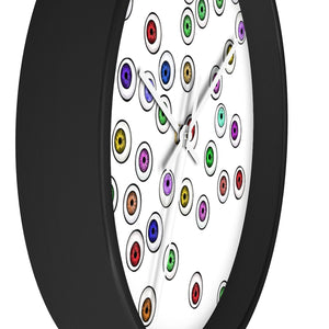 Eyeballs Everywhere Goth Home Decoration Halloween Wall clock