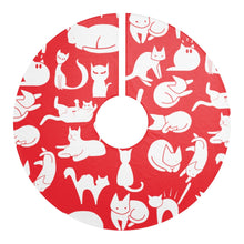 Load image into Gallery viewer, Cute Cats Playing Christmas Tree Skirts
