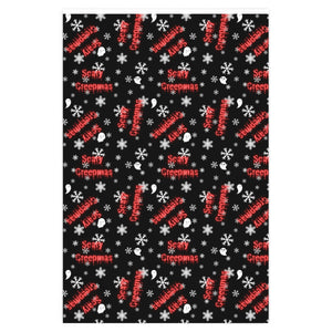 Scary Creepmas Christmas Wrapping Paper for People Who Love Halloween