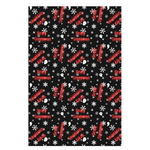 Scary Creepmas Christmas Wrapping Paper for People Who Love Halloween