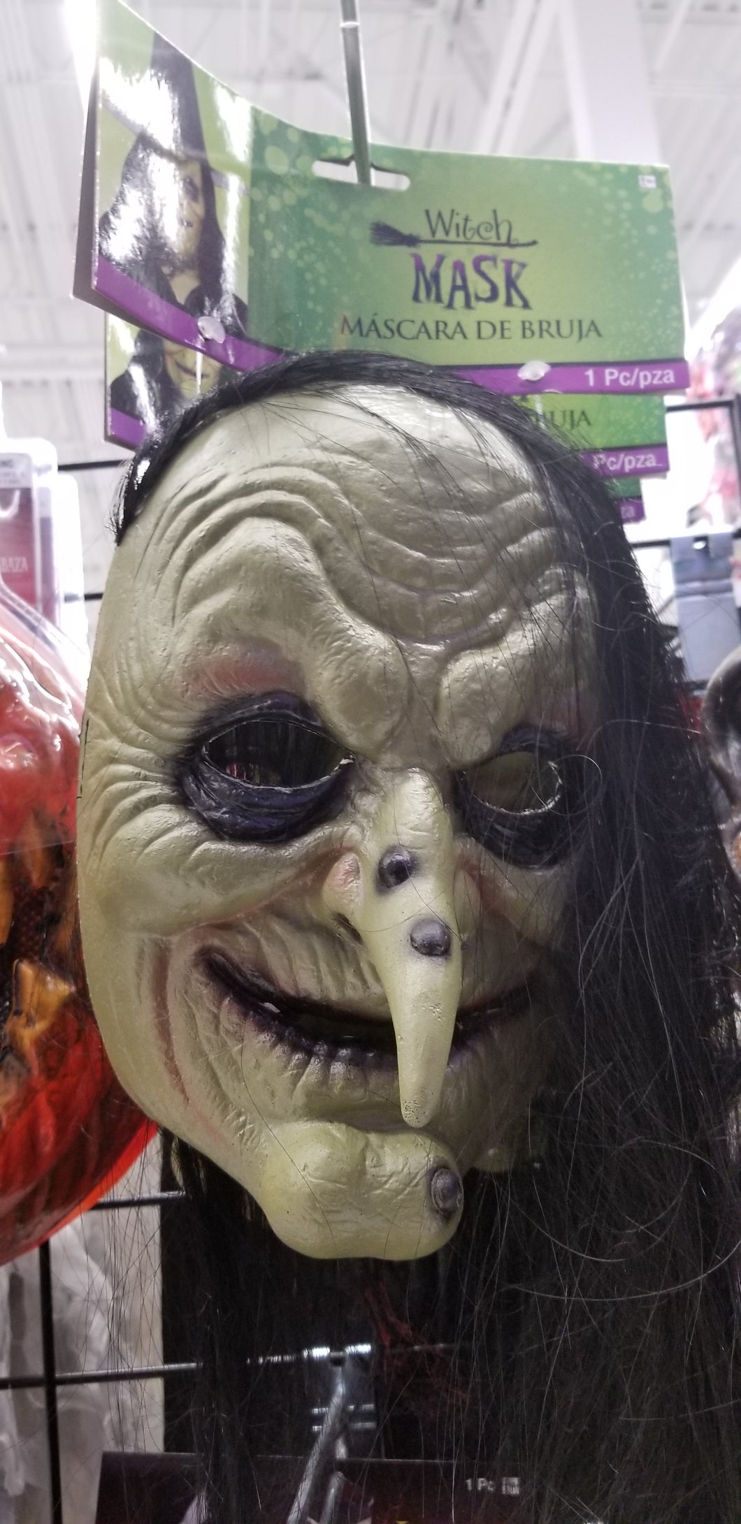 Scary Halloween Witch Mask Free Stock Image