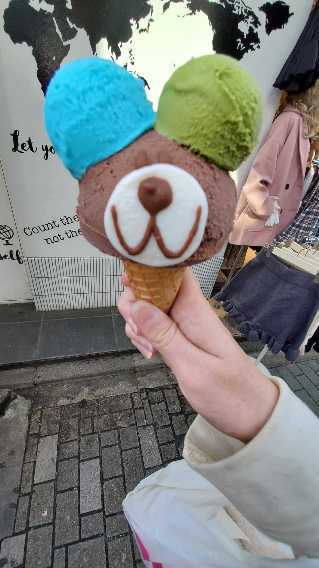 Cute Teddy Bear Ice Cream