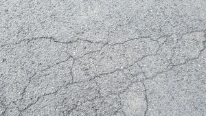 Overlay Texture cracked road