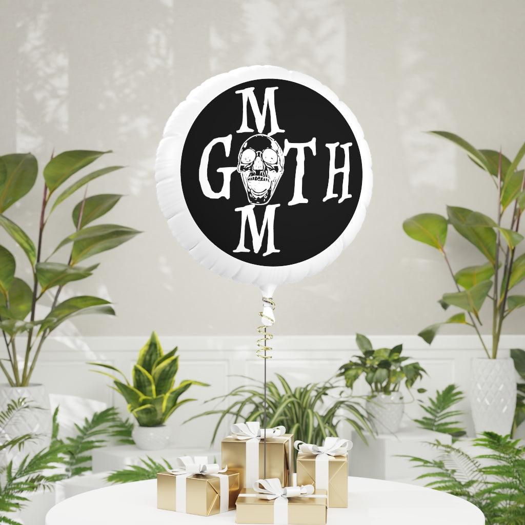 Goth Mom Mylar Helium Balloon
