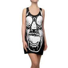 Load image into Gallery viewer, Goth Black Skull Women&#39;s  Racer back Dress
