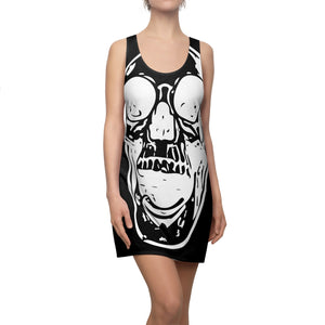 Goth Black Skull Women's  Racer back Dress