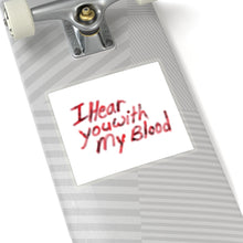 Load image into Gallery viewer, I Hear You With My Blood The Quiet Man Inspired Gamer Kiss-Cut Stickers
