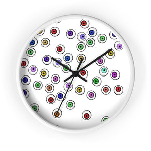 Eyeballs Everywhere Goth Home Decoration Halloween Wall clock