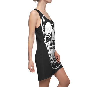 Goth Black Skull Women's  Racer back Dress