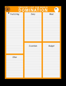 My Evil Planner For World Domination: Customizable 13 month Planner Full of Mischief and Mayhem