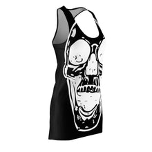 Load image into Gallery viewer, Goth Black Skull Women&#39;s  Racer back Dress
