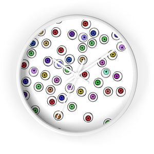 Eyeballs Everywhere Goth Home Decoration Halloween Wall clock