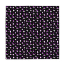 Load image into Gallery viewer, Christmas Skulls and Candy Canes black and purple Tablecloth
