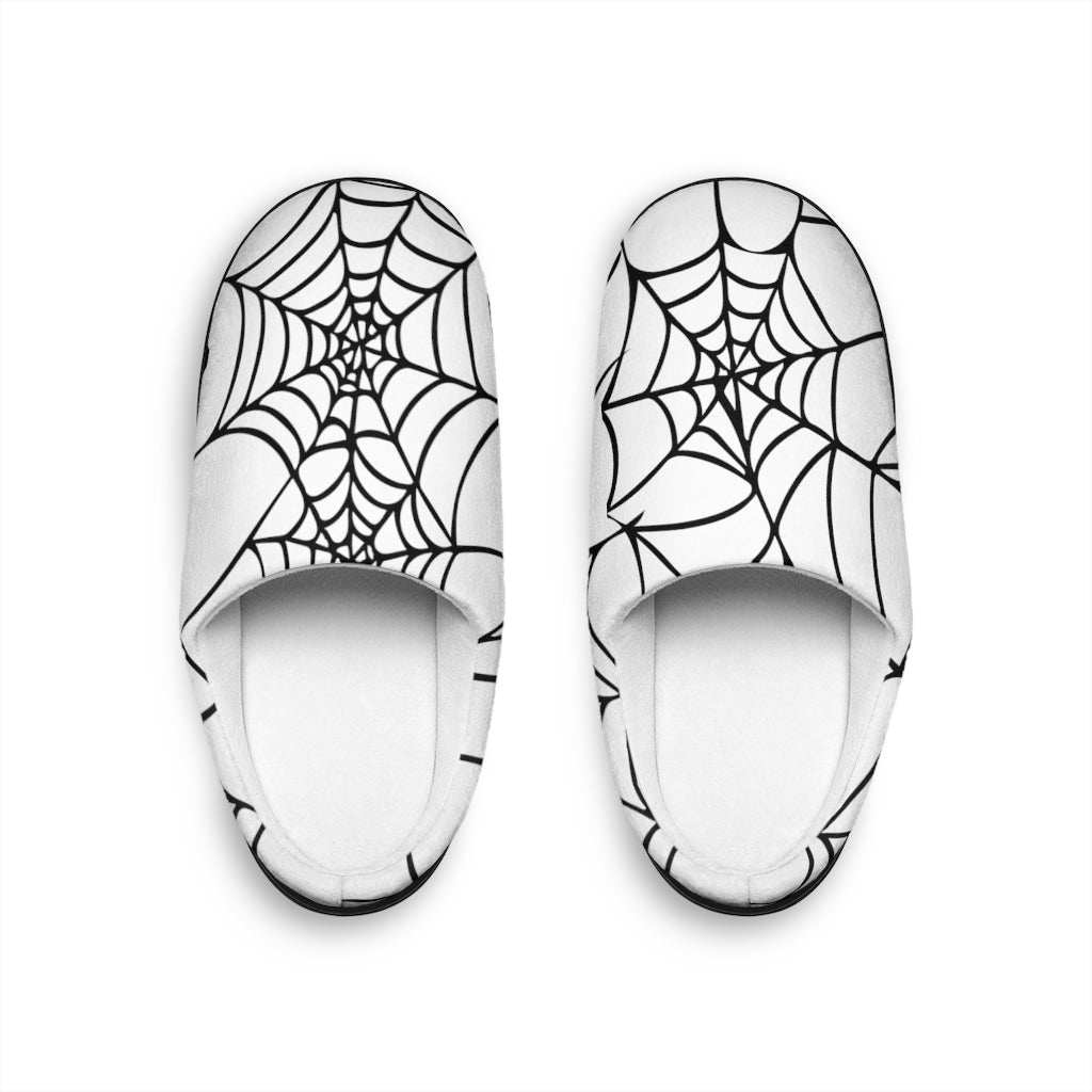 Halloween Spiderweb Women's Indoor Slippers