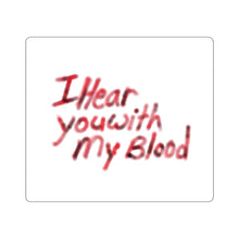 Load image into Gallery viewer, I Hear You With My Blood The Quiet Man Inspired Gamer Kiss-Cut Stickers
