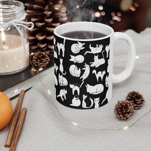 Cute Cats Playing Coffee Mug 11oz